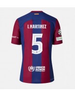 Barcelona Inigo Martinez #5 Domácí Dres 2023-24 Krátký Rukáv